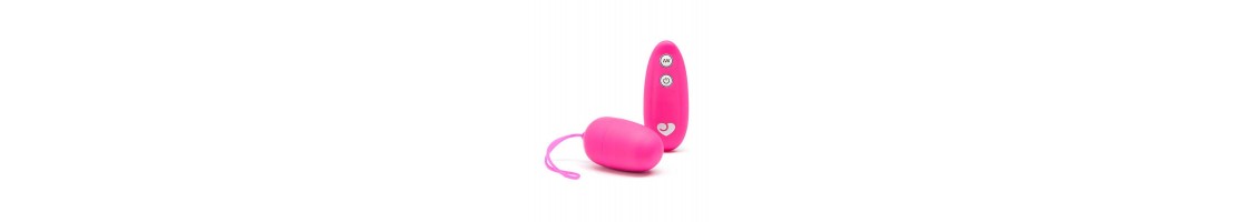 Vibrators with remote control